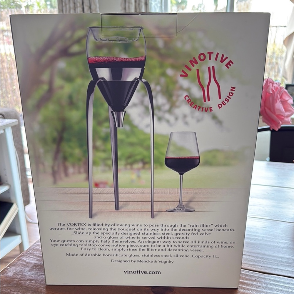Vinotive Wine Aerator with Glass-brand new